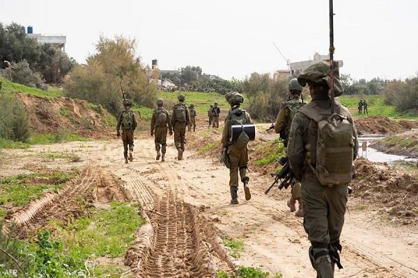 جنود الإحتلال داخل أراضي غزة